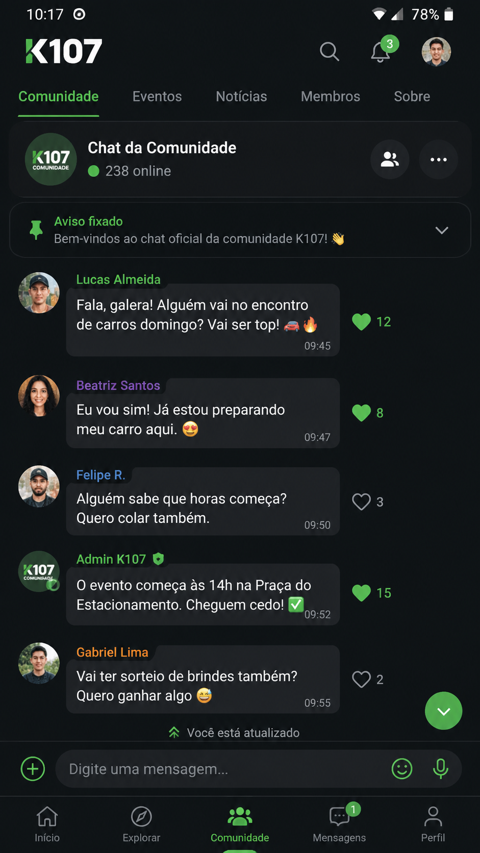 k107 screenshot
