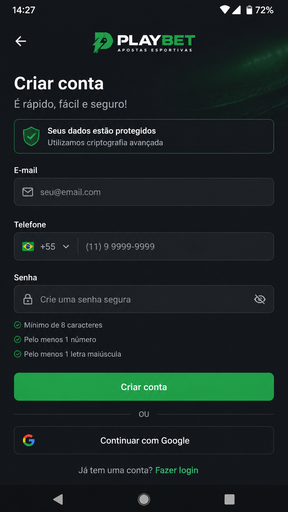 Flabet screenshot